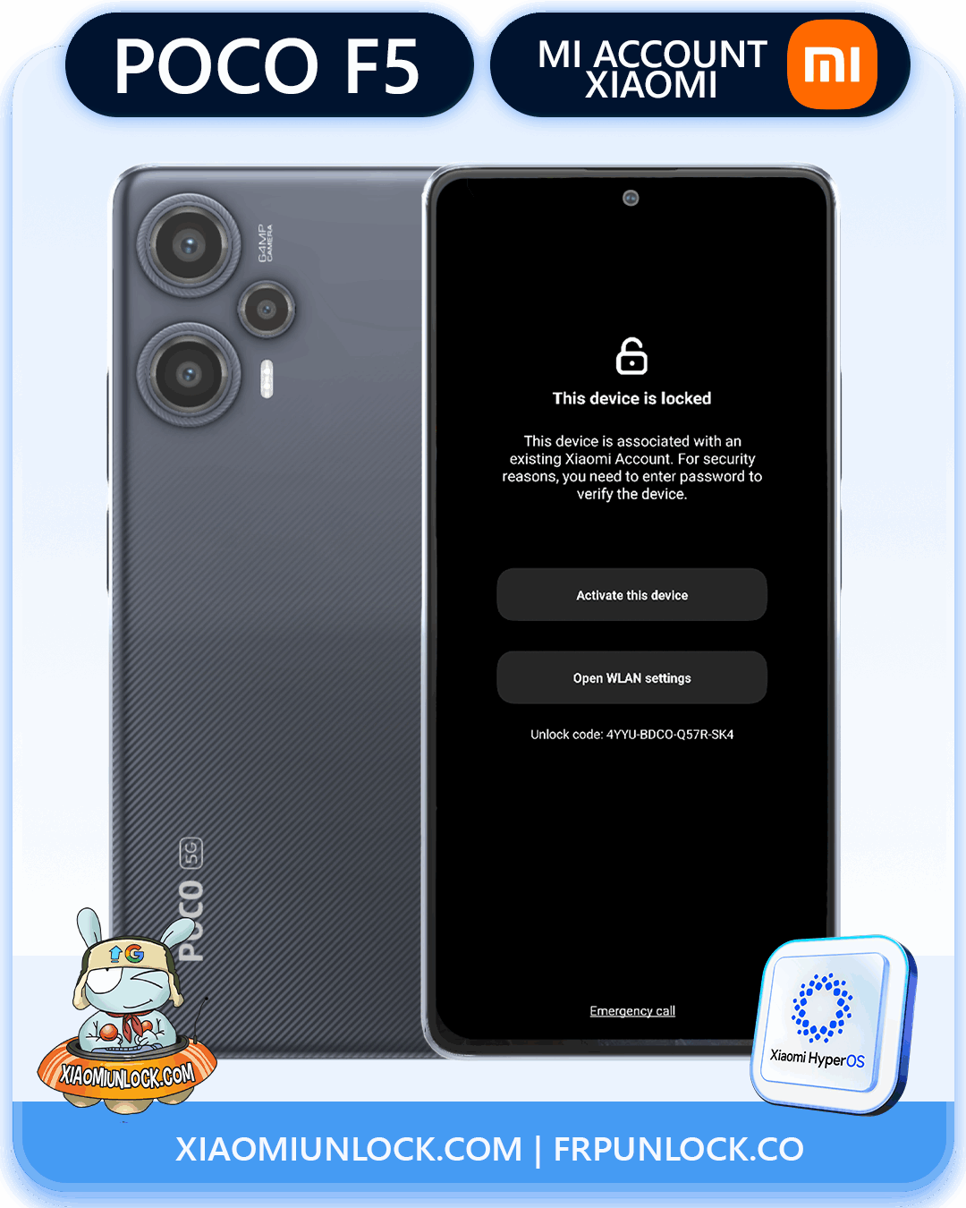 Remove Xiaomi Mi Account Poco F5